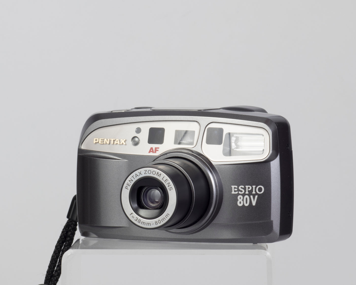 The Pentax Espio 80 35mm point-and-shoot (zoomed out)