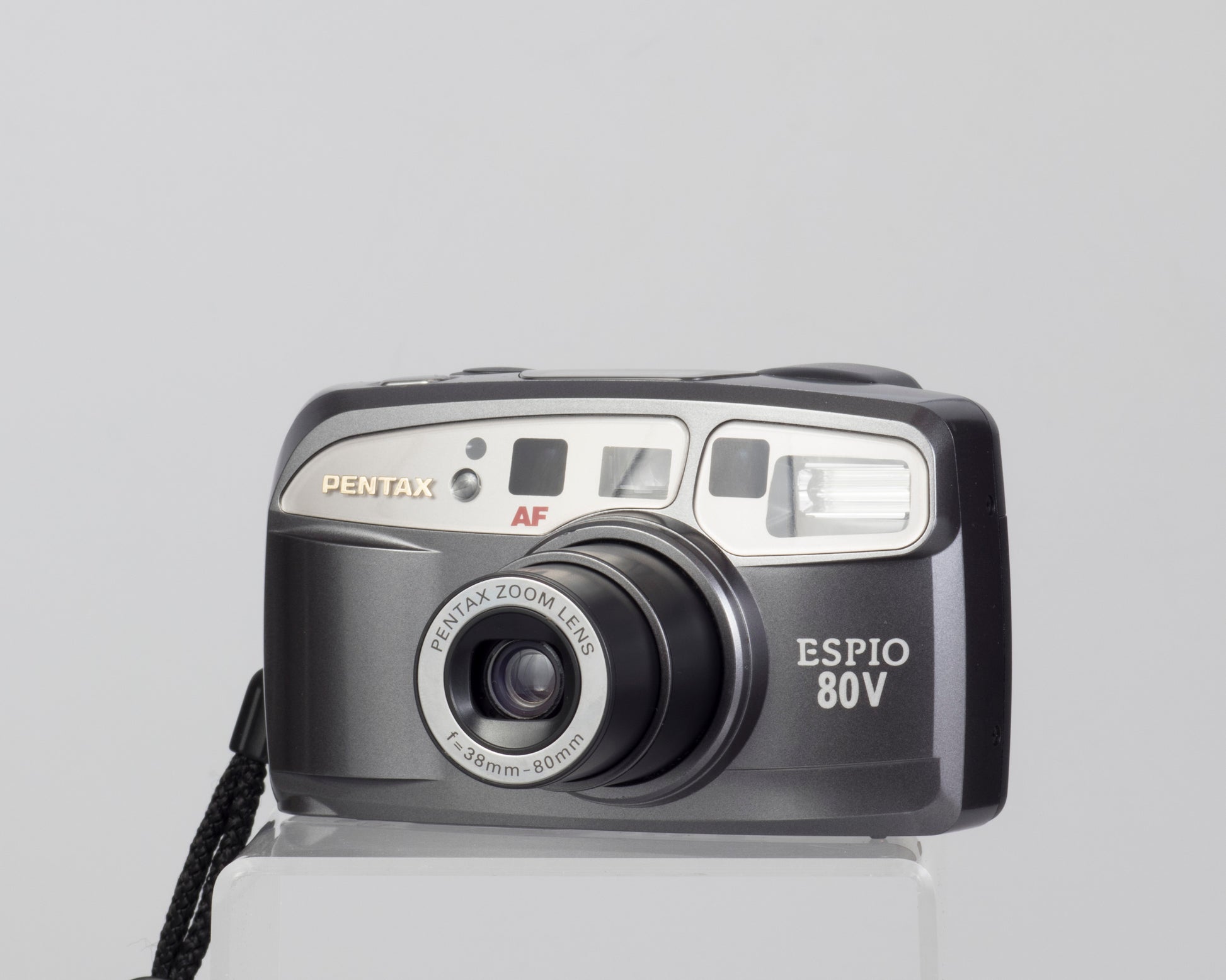 The Pentax Espio 80 35mm point-and-shoot (zoomed out)
