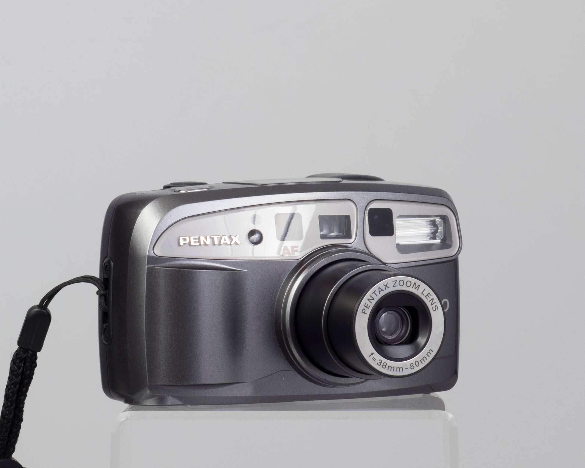 The Pentax Espio 80 35mm point-and-shoot (zoomed out)