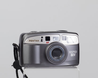 The Pentax Espio 80 35mm point-and-shoot (switched off)