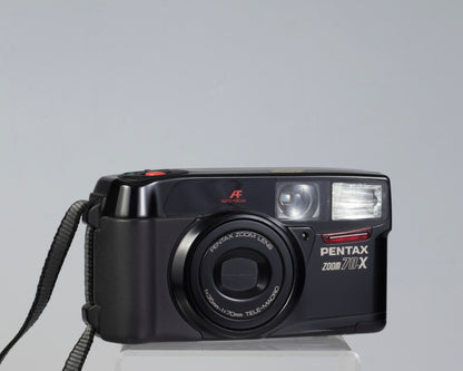 Pentax Zoom 70-X 35mm camera *LCD screen issues; otherwise works well* (serial 7813716)