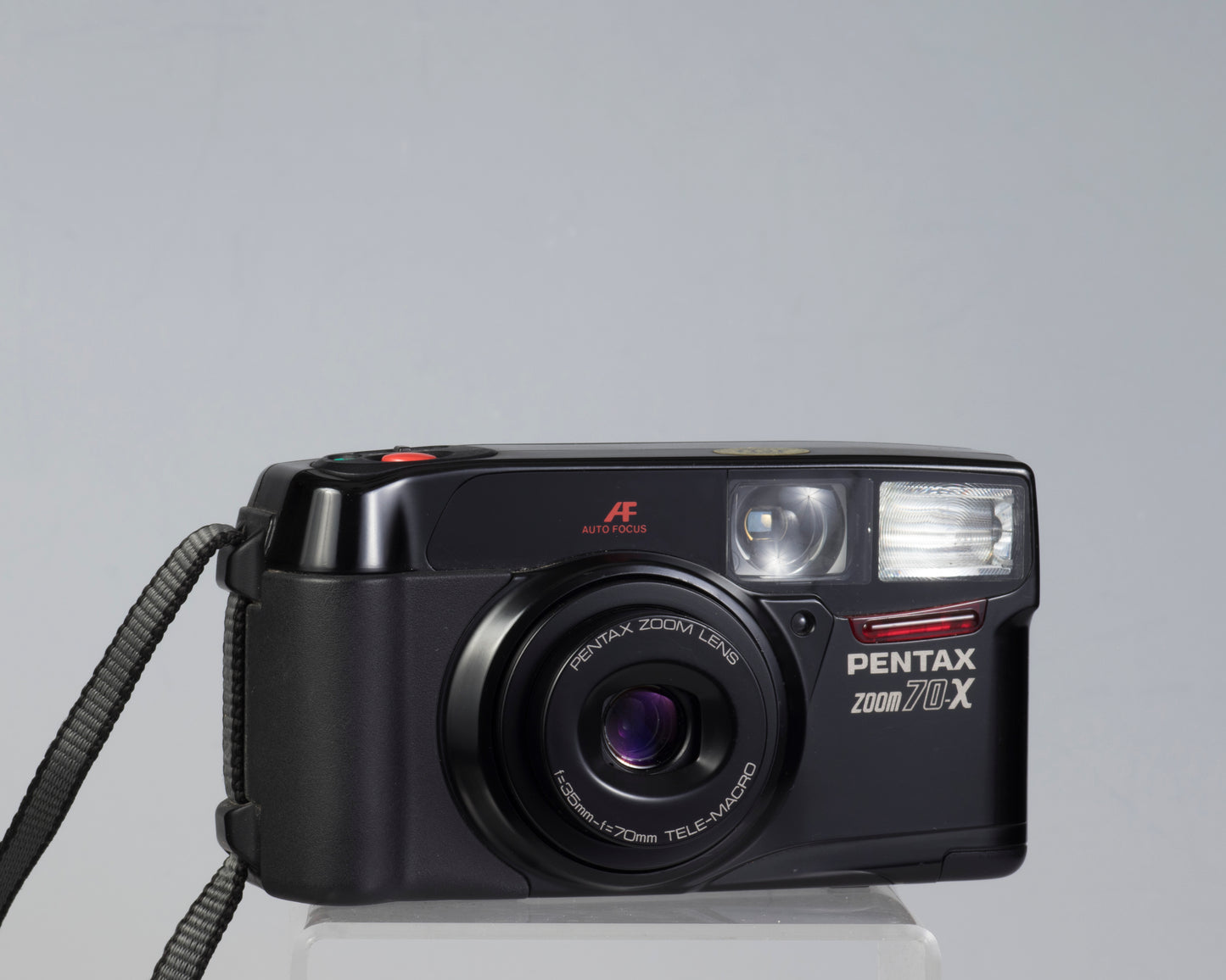 Pentax Zoom 70-X 35mm camera *LCD screen issues; otherwise works well* (serial 7813716)