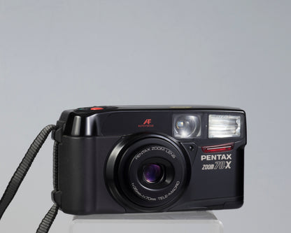 Pentax Zoom 70-X 35mm camera *LCD screen issues; otherwise works well* (serial 7813716)