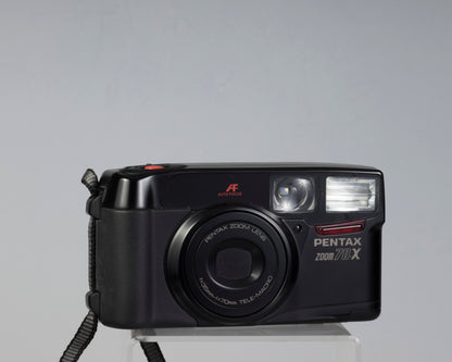 Pentax Zoom 70-X 35mm camera w/case (serial 8033387)