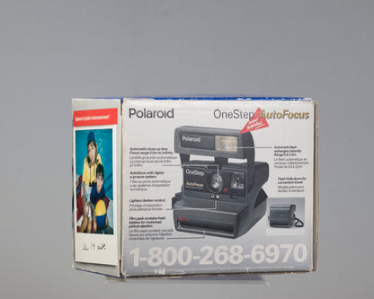 Appareil photo instantané Polaroid OneStep AutoFocus avec boîte d'origine et manuel