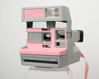 Appareil photo instantané Polaroid 600 Cool Cam gris et rose (série C8W38593)