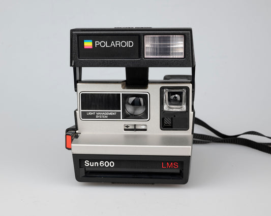Polaroid Sun 600 LMS instant film camera (serial K3Q39243NA)