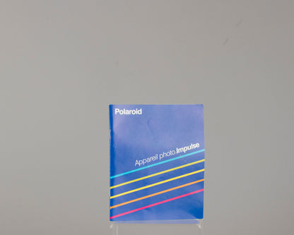 Appareil photo instantané Polaroid Impulse avec étui d'origine, filtre à prisme, boîte et manuel