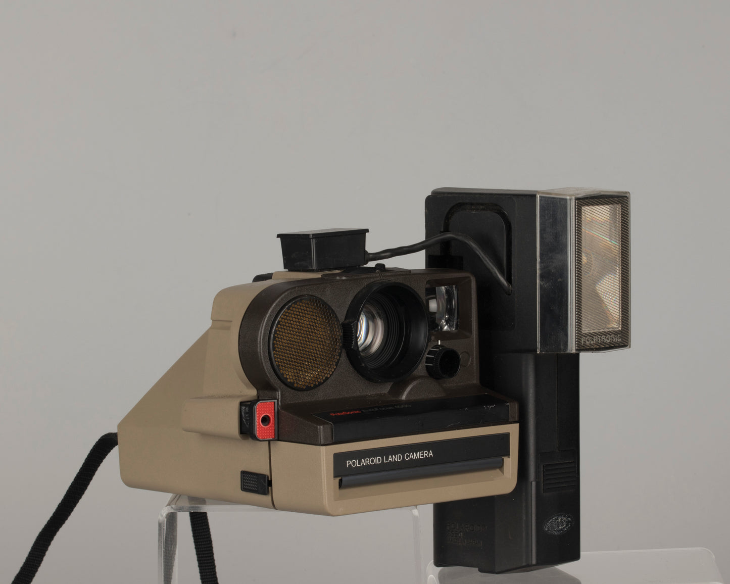 Appareil photo instantané Polaroid Polasonic 4000 (alias One Step Sonar) avec flash Polatronic