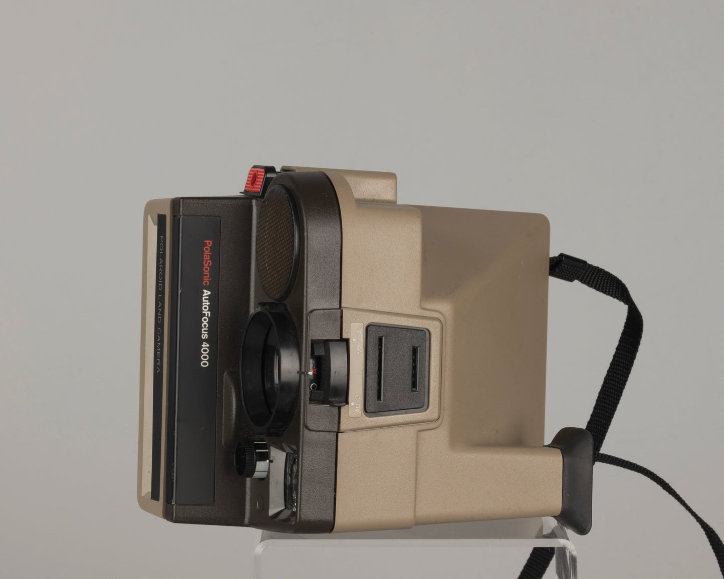 Appareil photo instantané Polaroid Polasonic 4000 (alias One Step Sonar) avec flash Polatronic