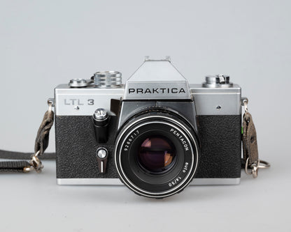 Praktica LTL 3 35mm film SLR camera w/Pentacon 50mm f1.8 lens (serial 344044)