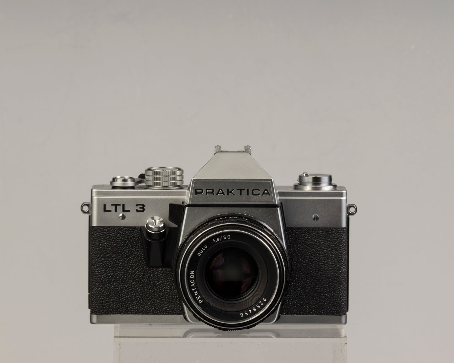 Praktica LTL 3 35mm film SLR camera w/Pentacon 50mm f1.8 lens and original case