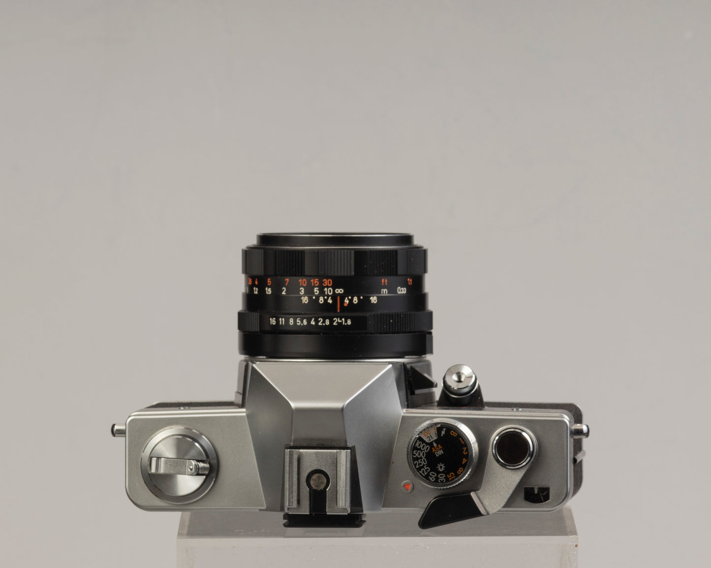Praktica LTL 3 35mm film SLR camera w/Pentacon 50mm f1.8 lens and original case