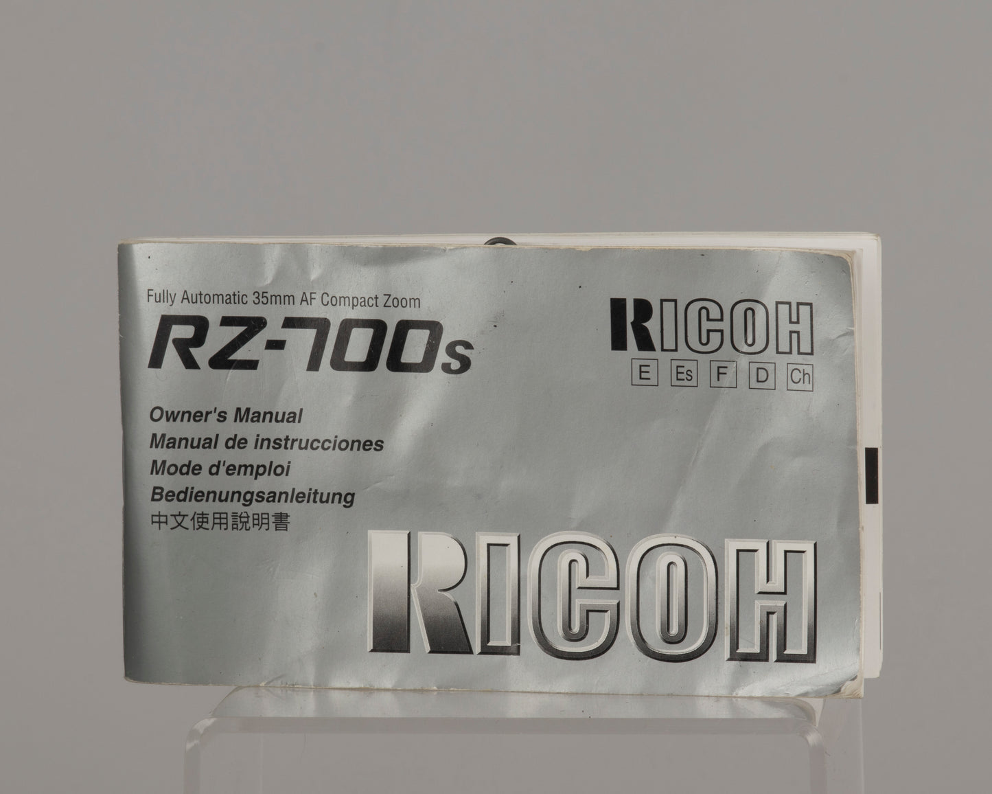 Ricoh RZ-700s 35mm camera with original box and manual