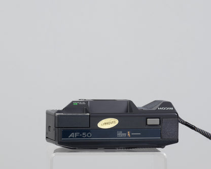 Ricoh AF-50 compact 35mm film camera w/ case (serial 90258043)