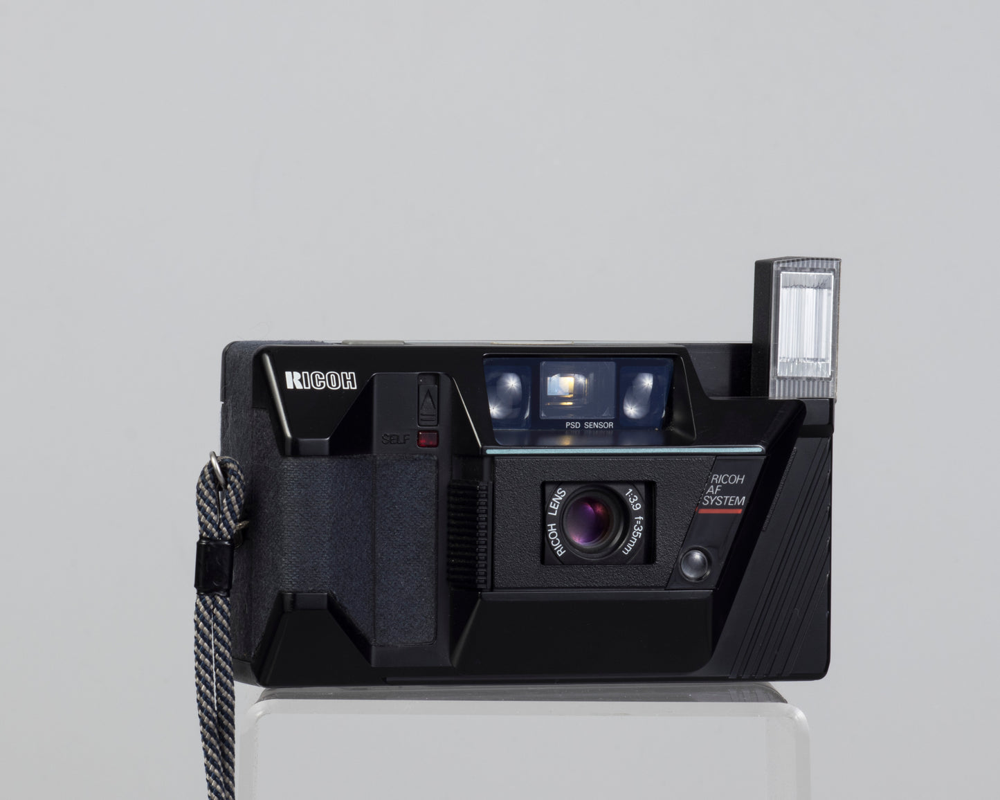 Ricoh AF-55 compact 35mm film camera w/ case (serial 29235086)