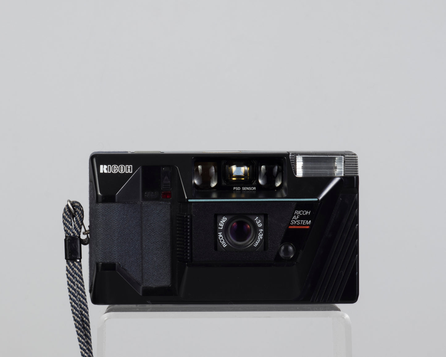 Ricoh AF-55 compact 35mm film camera w/ case (serial 29235086)