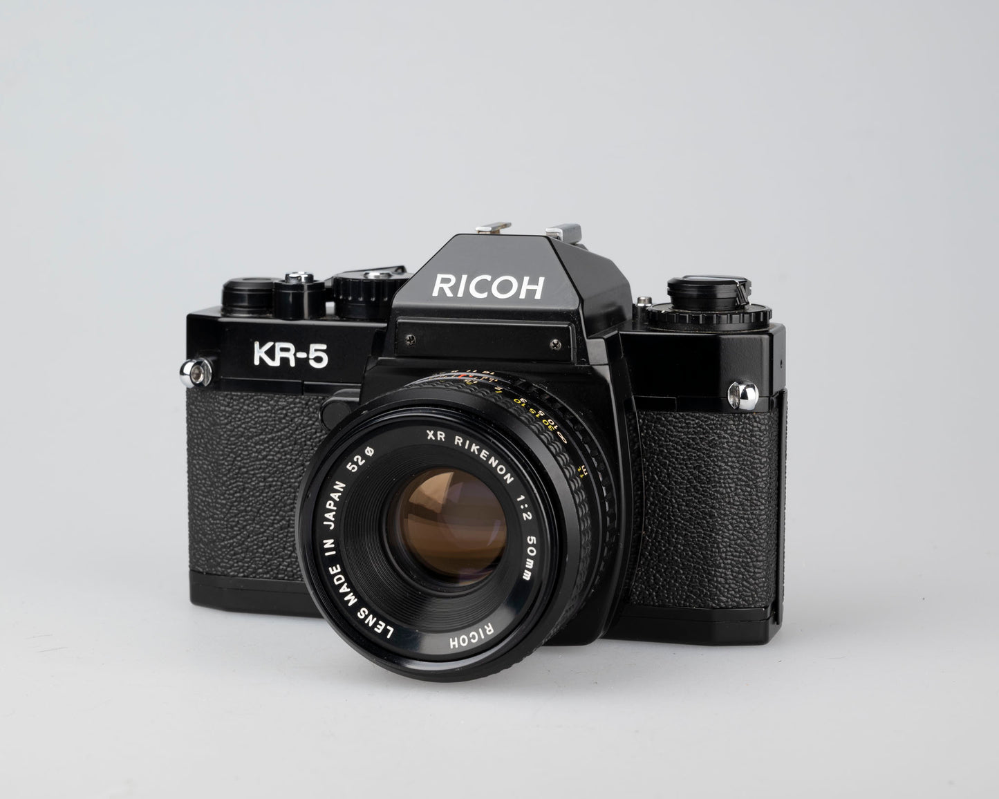Ricoh XR-5 35mm SLR + XR Rikenon 50mm 1:2 lens (serial 50344819)