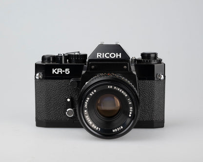 Ricoh XR-5 35mm SLR + XR Rikenon 50mm 1:2 lens (serial 50344819)