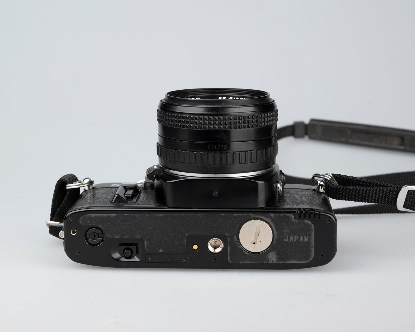 Ricoh XR-7 35mm SLR + XR Rikenon 50mm 1:2 lens + ever-ready case