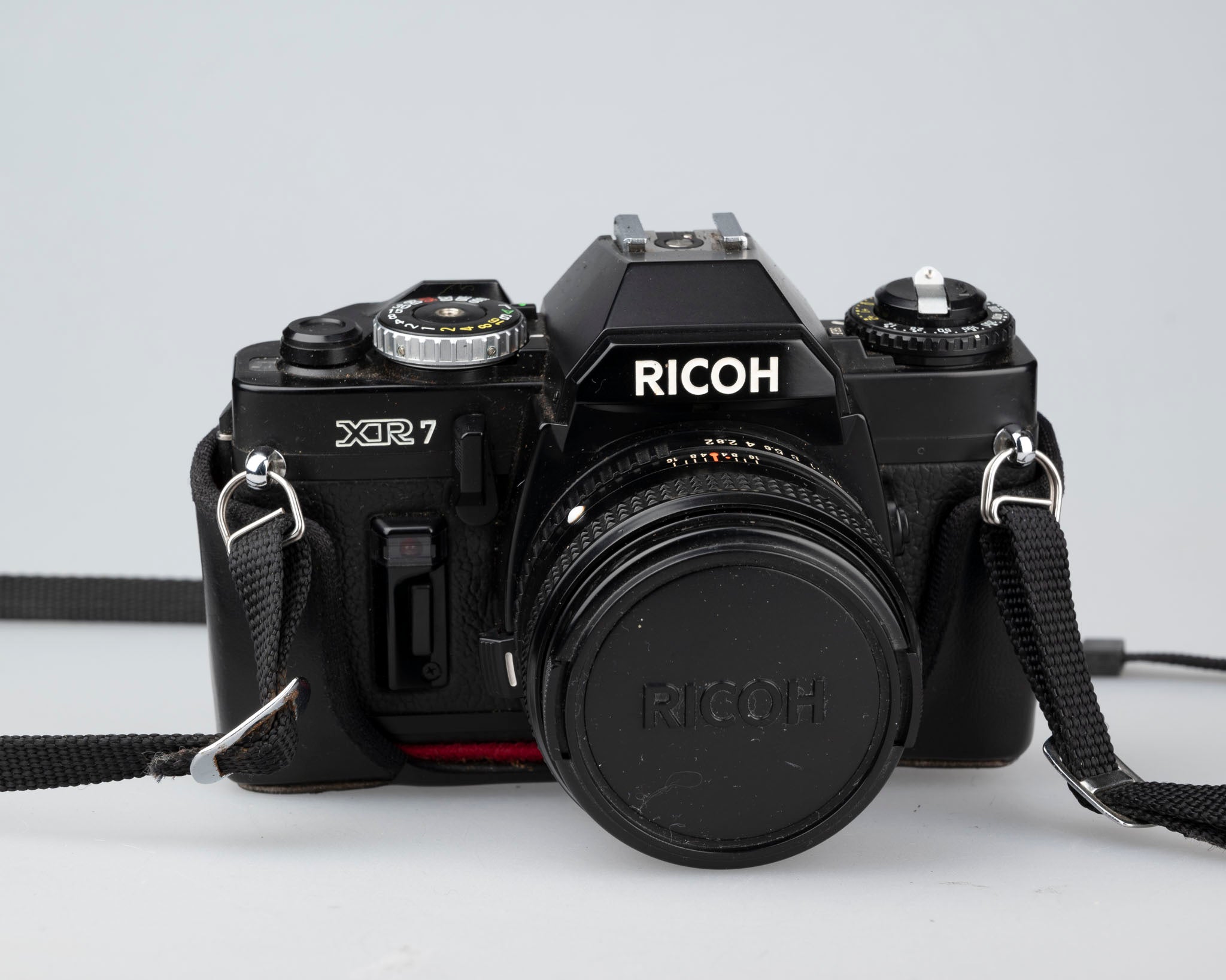 【完動品】RICOH XR-7MⅡ Ricoh XR-7 35mm SLR + XR Rikenon 50mm 1:2 lens + ever-ready case