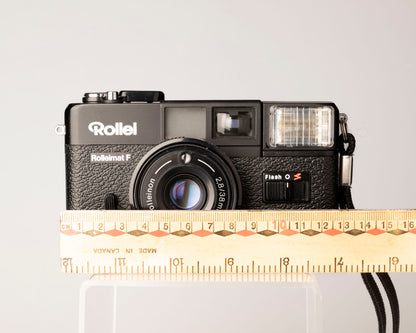 Rolleimat F 35mm zone focus camera w/ box, case, and manual