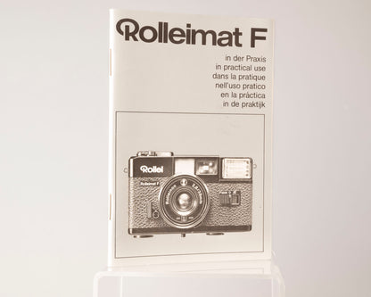 Rolleimat F 35mm zone focus camera w/ box, case, and manual