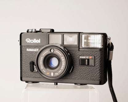 Rolleimat F 35mm zone focus camera w/ box, case, and manual