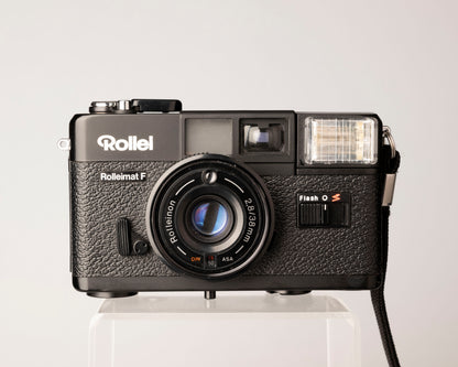 Rolleimat F 35mm zone focus camera w/ box, case, and manual