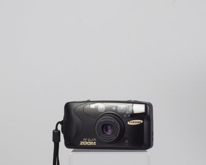 Samsung AF Slim Zoom 35mm film camera w/ case (flash not working)