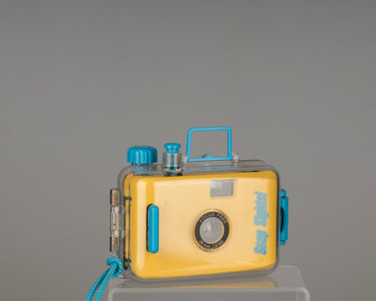 Snap Sights 35mm camera with underwater housing