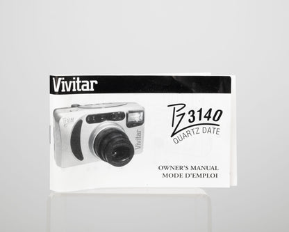 Appareil photo Vivitar PZ3140 35 mm avec boîte d'origine et manuel