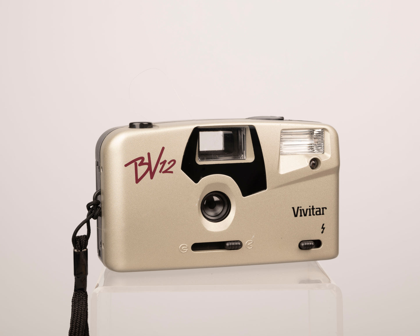 Appareil photo argentique Vivitar BV12 35 mm avec étui (série C9075)