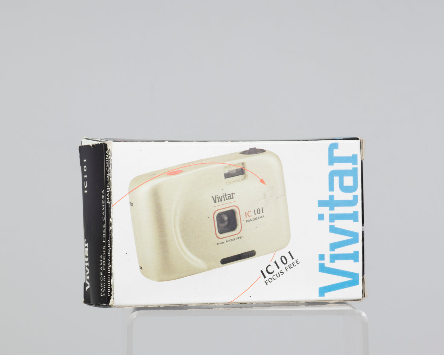 Appareil photo Vivitar IC 101 35 mm (nouveau stock ancien avec boîte, étui et manuel)