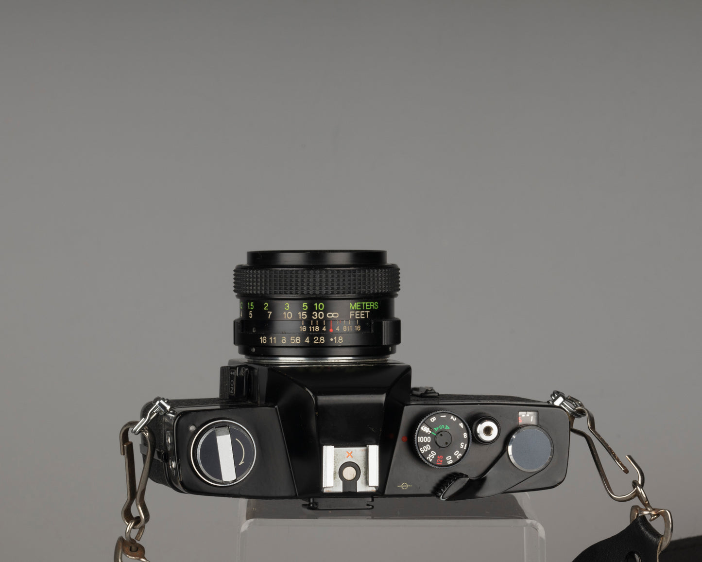 Appareil photo reflex Vivitar 220/SL 35 mm avec objectif 50 mm f1.8 et étui toujours prêt