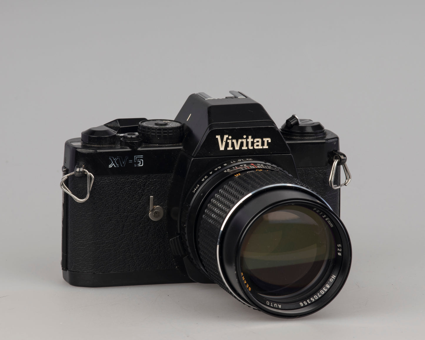 Reflex Vivitar VX-5 35 mm avec objectif Sears 135 m f2.8