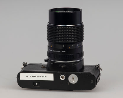 Reflex Vivitar VX-5 35 mm avec objectif Sears 135 m f2.8