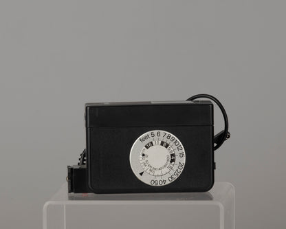 Yashica Mimy half-frame 35mm camera plus Braun flash