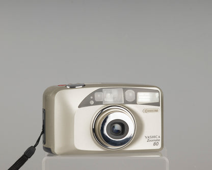 Appareil photo argentique Yashica Zoomate 80 35 mm avec étui