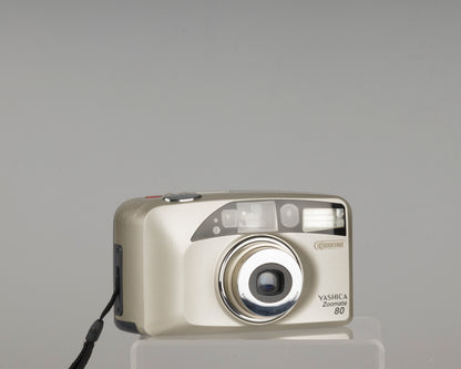 Appareil photo argentique Yashica Zoomate 80 35 mm avec étui